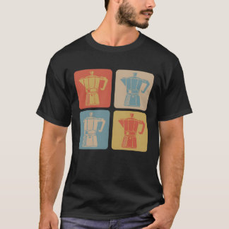 T-shirt Cadeau Machine à espresso rétro