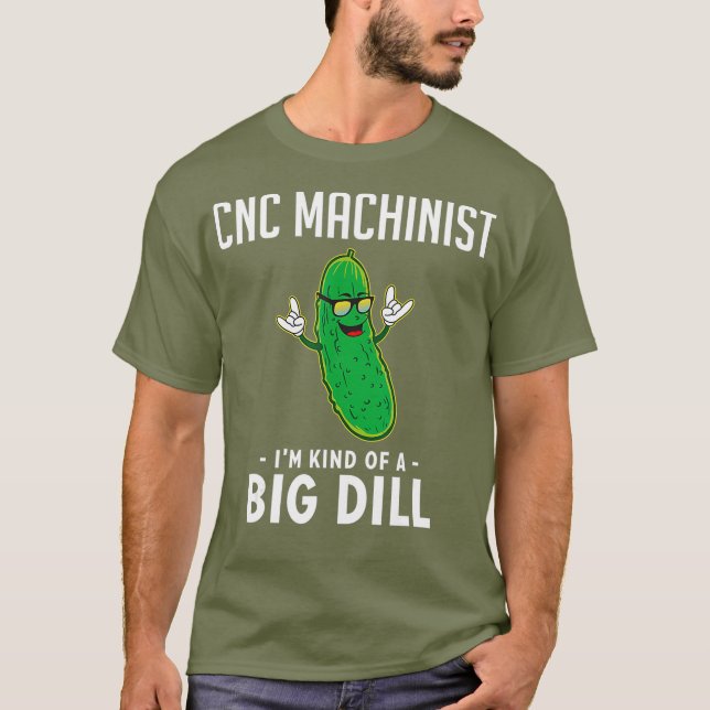 T-shirt Cadeau machiniste CNC pour CNC Machinist (Devant)