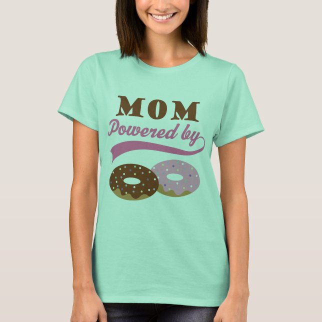 T-shirt Cadeau Maman (Donuts) (Devant)