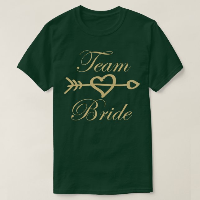T-shirt Cadeau Mariage de l'équipe (Design devant)