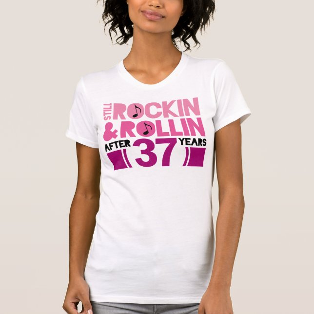 T-shirt Cadeau Mariage du 37e anniversaire (Devant)