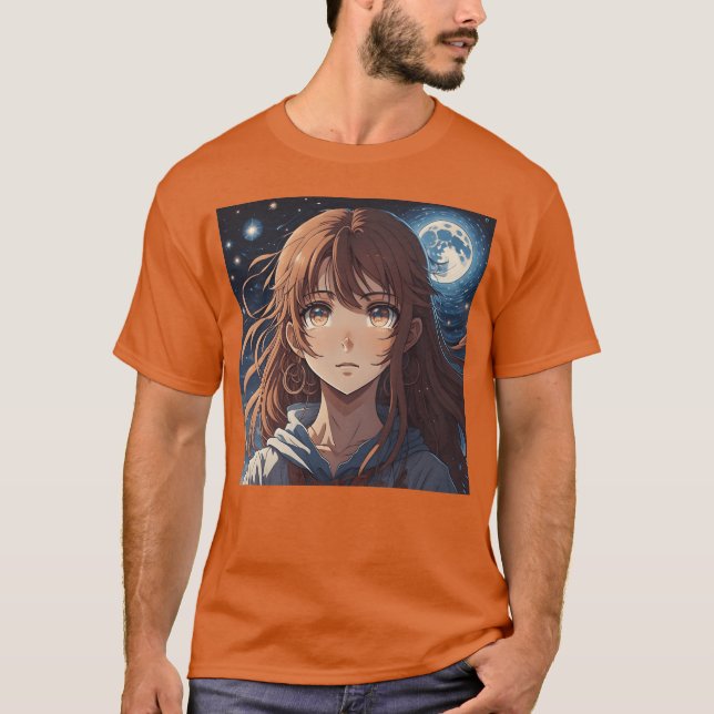 T-shirt Cadeau Mélancolie au Clair de Lune (Devant)