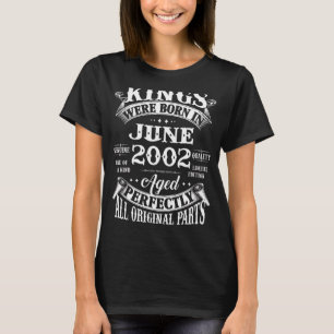 T-shirt Cadeau Mens 20th Birthday Pour Les Rois Nés En Jui