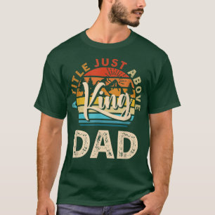 T-shirt Cadeau Mens Pour Fête des pères Papa Un Titre Just