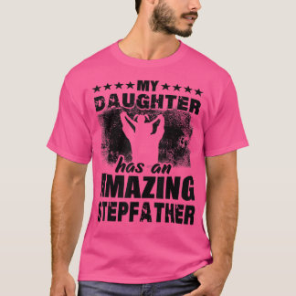 T-shirt Cadeau Mens Pour Fête des pères Tee Ma Fille A Ama