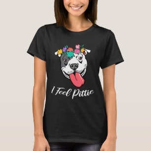 T-shirt Cadeau mignon pour femmes Pitbull Amateur de Pit B