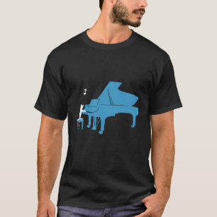 T-shirt Cadeau mignon pour Pianist Piano Amateurs de chats