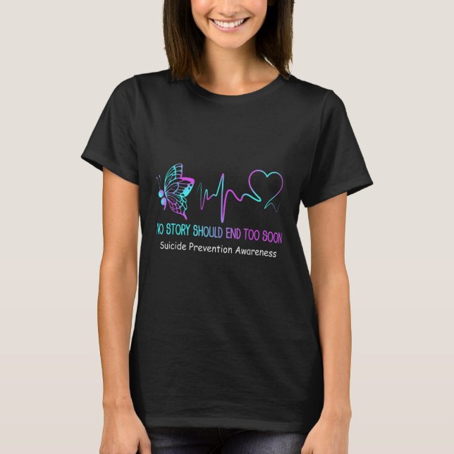 T-shirt Cadeau Mois de la sensibilisation à la prévention  (Devant)