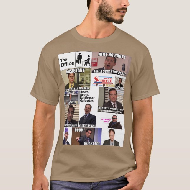 T-shirt Cadeau montage The Office US (Devant)