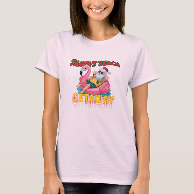 T-shirt Cadeau Noël d'été | Noël tropical (Devant)
