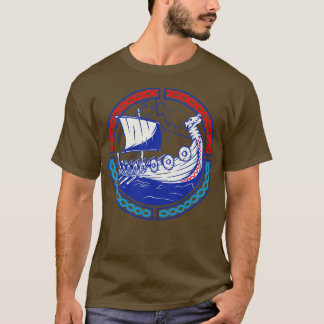 T-shirt Cadeau norvégien Viking Valhalla Norvège