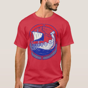 T-shirt Cadeau norvégien Viking Valhalla Norvège