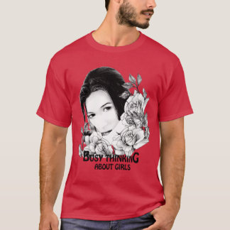 T-shirt Cadeau OCCUPE À PENSER AUX FILLES