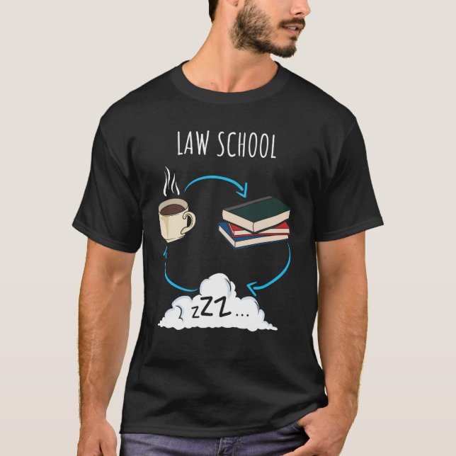 T-shirt Cadeau offert par l'école de droit à l'université  (Devant)