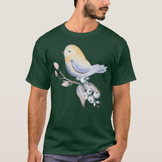 T-shirt Cadeau Oiseau charmant (Devant)
