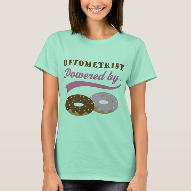 T-shirt Cadeau Optométriste (Donuts) (Devant)