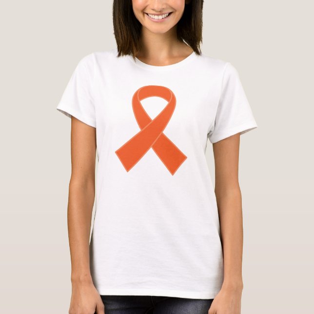 T-shirt Cadeau orange de ruban de conscience (Devant)