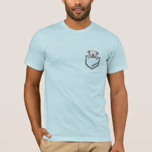 T-shirt Cadeau original Koala mignon dans la poche