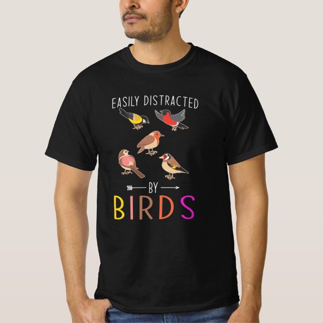 T-shirt Cadeau ornithologue (Devant)