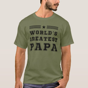 T-shirt Cadeau Papa de la Fête des Pères Meilleur 
