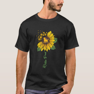 T-shirt Cadeau Papa Rottweiler Tournesol Amateur Rottweile