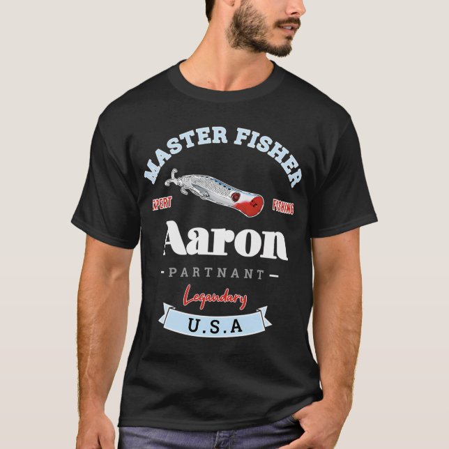 T-SHIRT CADEAU PÊCHEUR ANNIVERSAIRE (Devant)