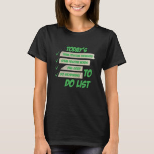 T-SHIRT CADEAU PENSÉE POSITIVE SAUT EN PARACHUTE