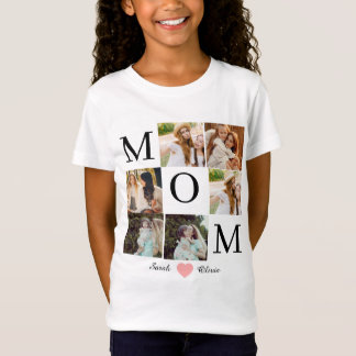 T-Shirt cadeau personnalisé fête des mères photo de maman