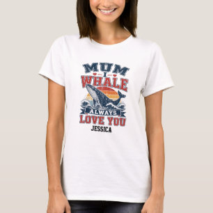T-shirt cadeau personnalisé maman je t'aimerai toujours po