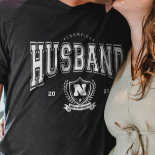 T-shirt Cadeau personnalisé mari championne drôle homme