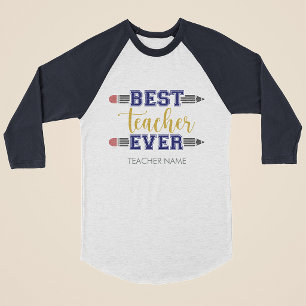 T-shirt Cadeau personnalisé Meilleur Enseignant - Cadeau P