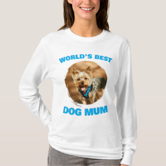 T-shirt Cadeau personnalisé minimal meilleur chien chat ma