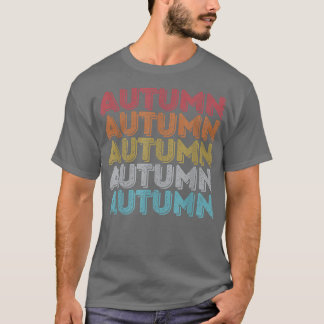T-shirt Cadeau personnalisé Nom d'automne Cute personnalis