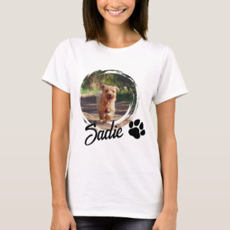 T-shirt Cadeau personnalisé pour amateur de chiens - Photo