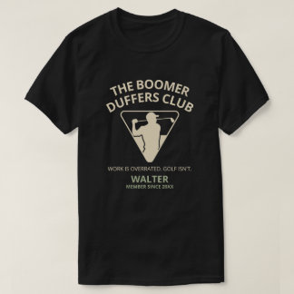 T-shirt Cadeau personnalisé pour golfeur retraité Le Club 