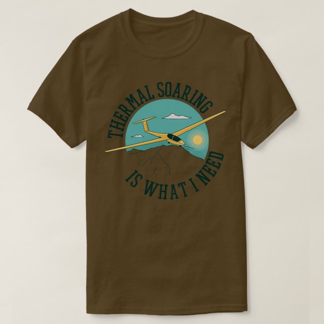 T-shirt Cadeau pilote SAILPLANE (Design devant)