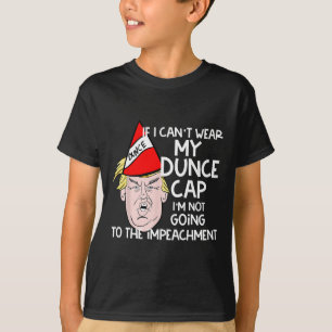 T-shirt Cadeau politique anti-Trump Trump avec un chapeau