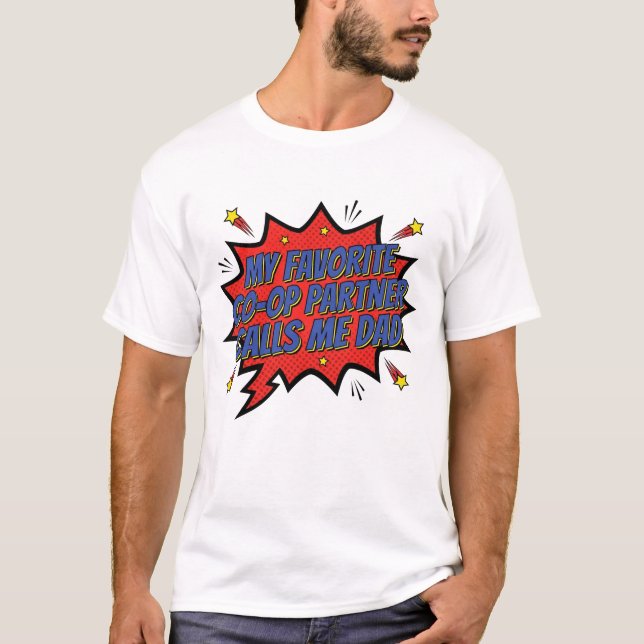 T-shirt cadeau Pop Art BD vibrant (Devant)