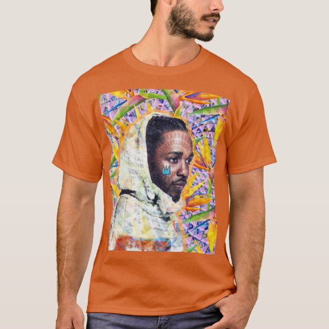 T-shirt Cadeau portrait Kendrick Lamar (Devant)