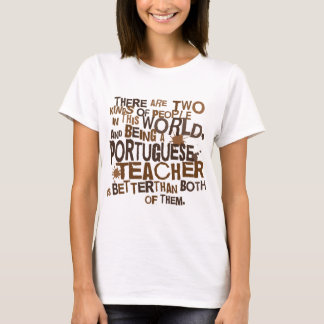 T-shirt Cadeau portugais de professeur