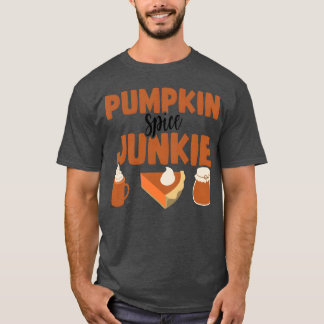 T-shirt Cadeau pour accro au goût de citrouille