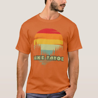 T-shirt Cadeau pour amateur de LAKEAHOE Californie Camping