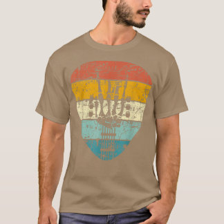 T-shirt Cadeau pour amateur de musique de guitareSquelette