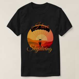 T-shirt Cadeau pour amateur de parachutisme vintage
