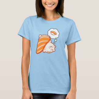 T-shirt Cadeau pour amateur de sushi et de chats, nourritu