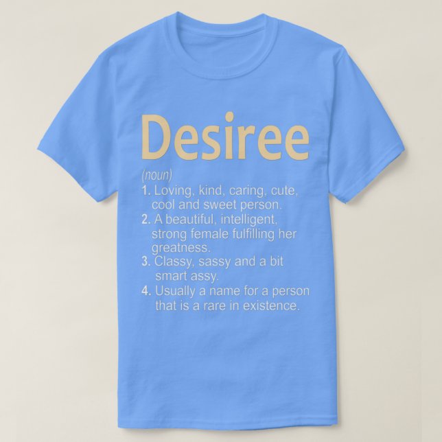 T-shirt Cadeau pour Desiree (Design devant)