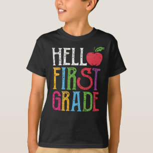 T-shirt Cadeau pour élève de 1re année pour le premier jou
