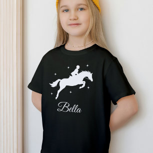 T-Shirt cadeau pour enfants au nom propre cavalier