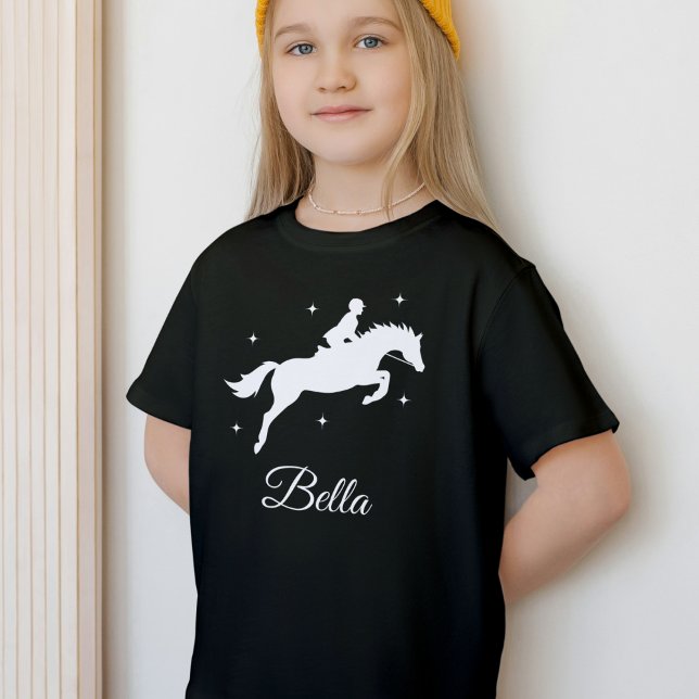 T-Shirt cadeau pour enfants au nom propre cavalier (Créateur téléchargé)