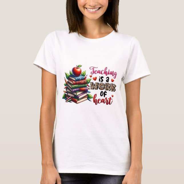T-shirt Cadeau pour Enseignant | Enseigner est une affaire (Devant)